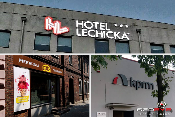 litery blokowe hotel lesicka stach piekarnia kaseton kprm